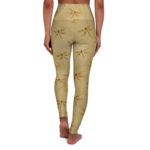 Load image into Gallery viewer, Dragonfly High Waisted Yoga Leggings - Lili White Creations 