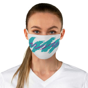 90s Solo Jazz Cup Design Fabric Face Mask - Lili White Creations 