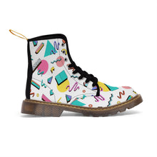 Load image into Gallery viewer, 90s Print Men&#39;s Canvas Boots - Lili White Creations 