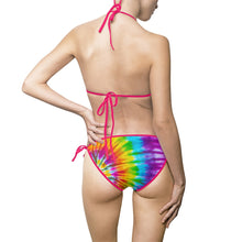 Load image into Gallery viewer, Tye Dye Women&#39;s Bikini Swimsuit - Lili White Creations 