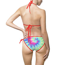 Load image into Gallery viewer, Pastel Tye Dye Women&#39;s Bikini Swimsuit - Lili White Creations 