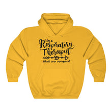 Load image into Gallery viewer, I&#39;m a Respiratory Therapist. Whats your Superpower? Unisex Heavy Blend Hooded Sweatshirt - Lili White Creations 