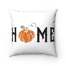 Load image into Gallery viewer, Home Pumpkin Spun Polyester Square Pillow Case