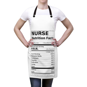 Nurse Nutrition Facts Apron - Lili White Creations 