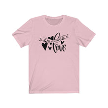 Load image into Gallery viewer, All You Need is Love Unisex Jersey Short Sleeve Tee - Lili White Creations 