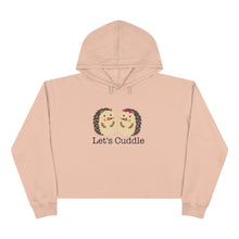 Load image into Gallery viewer, Let&#39;s Cuddle Hedgehog Crop Hoodie - Lili White Creations 