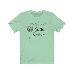 Scatter Kindness Dandelion Unisex Jersey Short Sleeve Tee - Lili White Creations 