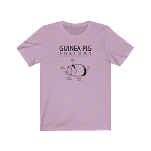 Guinea Pig Anatomy Funny Unisex Jersey Short Sleeve Tee - Lili White Creations 