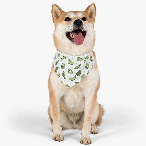 Avocado Print Pet Bandana Collar - Lili White Creations 