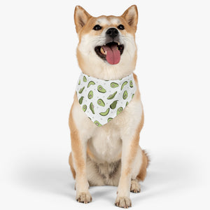 Avocado Print Pet Bandana Collar - Lili White Creations 