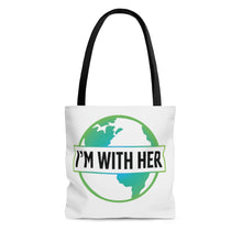 Load image into Gallery viewer, I&#39;m With Her Earth Tote Bag - Lili White Creations 