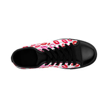 Load image into Gallery viewer, Lips Valentine&#39;s Day Women&#39;s Sneakers - Lili White Creations 