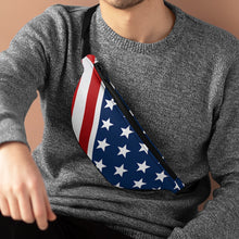 Load image into Gallery viewer, American Flag Fanny Pack - Lili White Creations 