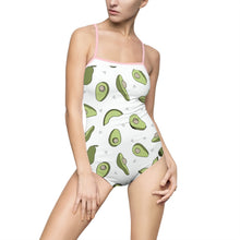 Load image into Gallery viewer, Avocado Print Women&#39;s One-piece Swimsuit - Lili White Creations 