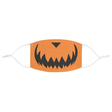 Load image into Gallery viewer, Jack O Lantern Pumpkin Fabric Face Mask