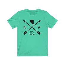 Load image into Gallery viewer, Nevada State Arrows Est. 1864 Unisex Heavy Cotton Tee - Lili White Creations 