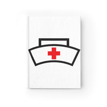 Load image into Gallery viewer, Nurses Cap/ Nurse Life Double Sided Journal - Ruled Line - Lili White Creations 