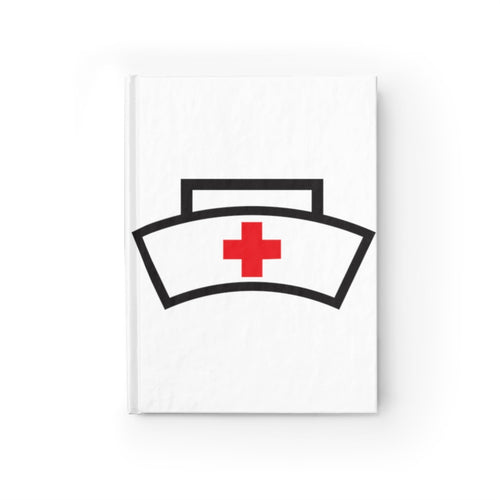 Nurses Cap/ Nurse Life Double Sided Journal - Ruled Line - Lili White Creations 