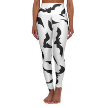 Load image into Gallery viewer, Black Bats High Waisted Yoga Leggings - Lili White Creations 