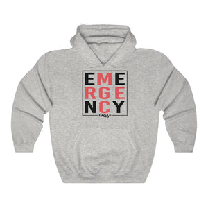 Emergency Nurse Unisex Heavy Blend Hooded Sweatshirt - Lili White Creations 