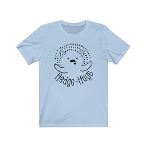 Hedge- Hugs Hedgehog Unisex Jersey Short Sleeve Tee - Lili White Creations 