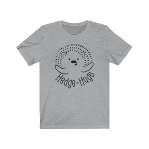 Hedge- Hugs Hedgehog Unisex Jersey Short Sleeve Tee - Lili White Creations 