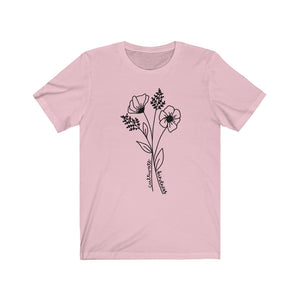 Cultivate Kindness Flowers Unisex Jersey Short Sleeve Tee - Lili White Creations 