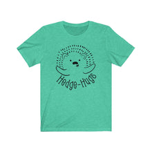 Load image into Gallery viewer, Hedge- Hugs Hedgehog Unisex Jersey Short Sleeve Tee - Lili White Creations 