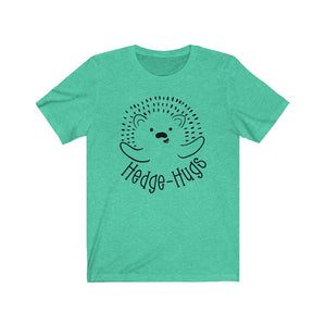 Hedge- Hugs Hedgehog Unisex Jersey Short Sleeve Tee - Lili White Creations 