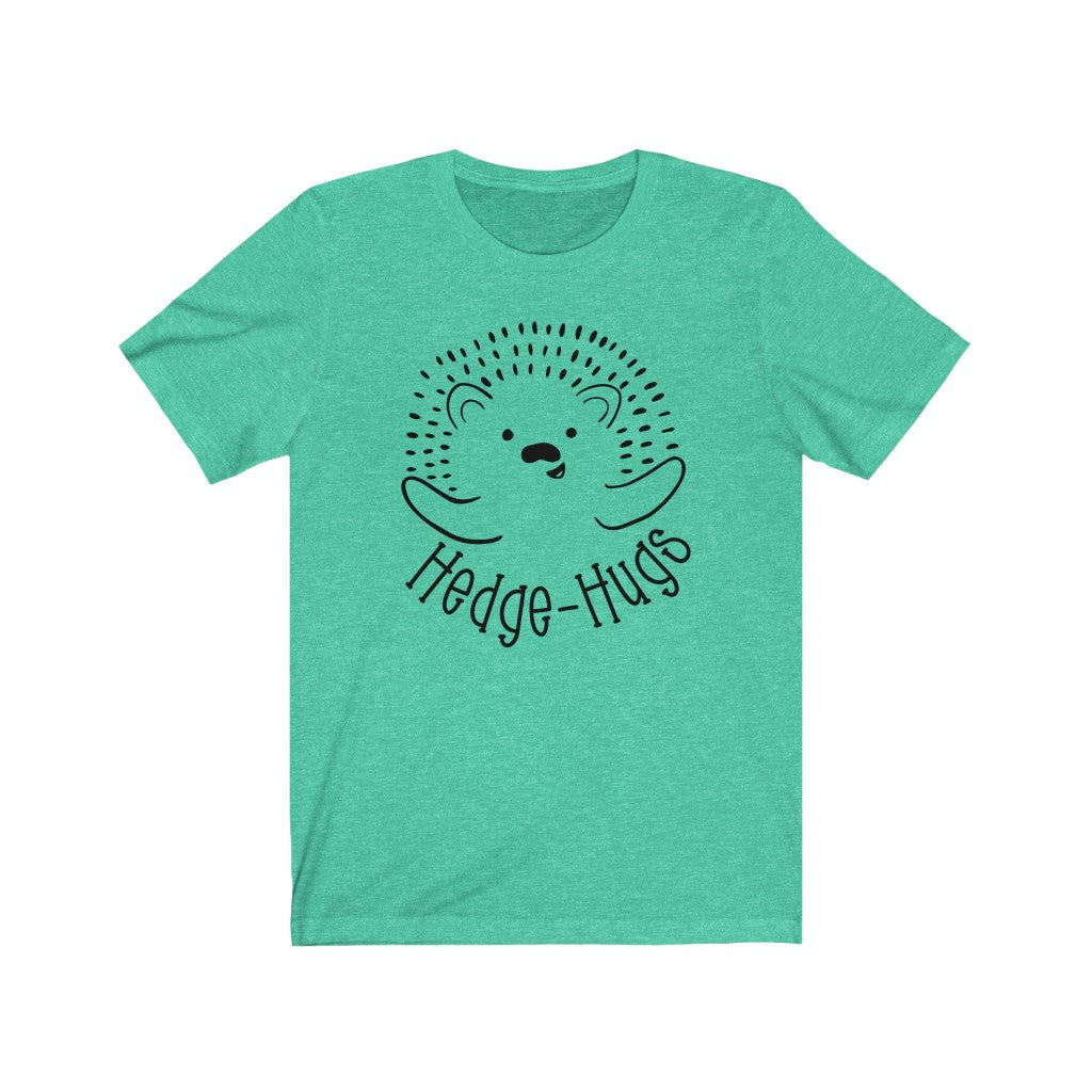 Hedge- Hugs Hedgehog Unisex Jersey Short Sleeve Tee - Lili White Creations 