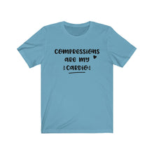 Load image into Gallery viewer, Compressions are My Cardio Unisex Jersey Short Sleeve Tee - Lili White Creations 