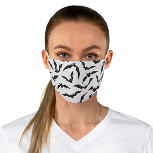 Black Bats Fabric Face Mask - Lili White Creations 