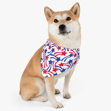 Load image into Gallery viewer, Fourth of July Stars Pet Bandana Collar - Lili White Creations 