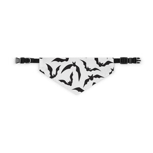 Black Bats Pet Bandana Collar - Lili White Creations 