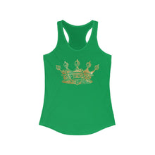 Load image into Gallery viewer, Golden Crown Women&#39;s Ideal Racerback Tank Top - Lili White Creations 