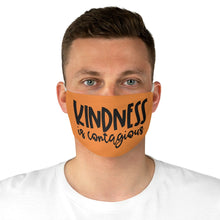 Load image into Gallery viewer, Kindness is Contagious Fabric Face Mask - Lili White Creations 