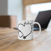 Load image into Gallery viewer, Medical Assistant Stethoscope Mug 11oz - Lili White Creations 