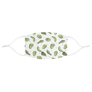 Avocado Print Fabric Face Mask - Lili White Creations 