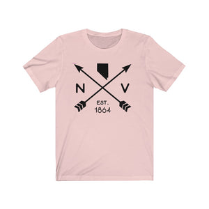 Nevada State Arrows Est. 1864 Unisex Heavy Cotton Tee - Lili White Creations 