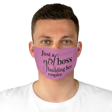 Load image into Gallery viewer, Just a Girl Boss Fabric Face Mask - Lili White Creations 