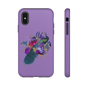 Peacock Floral Case Mate Tough Phone Cases - Lili White Creations 