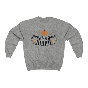 Pumpkin Spice Junkie Unisex Heavy Blend Crewneck Sweatshirt