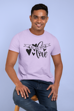 Load image into Gallery viewer, All You Need is Love Unisex Jersey Short Sleeve Tee - Lili White Creations 