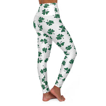 Load image into Gallery viewer, Shamrock High Waisted Yoga Leggings - Lili White Creations 