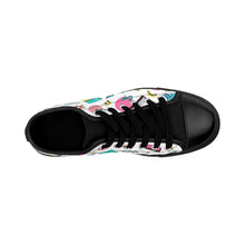 Load image into Gallery viewer, 90s Print Men&#39;s Sneakers - Lili White Creations 