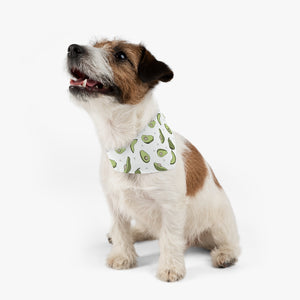 Avocado Print Pet Bandana Collar - Lili White Creations 