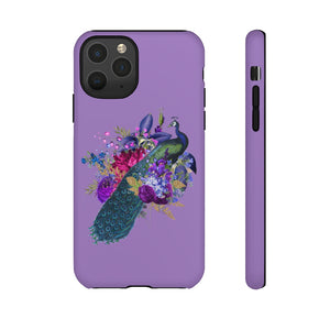 Peacock Floral Case Mate Tough Phone Cases - Lili White Creations 