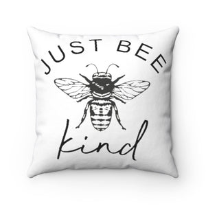 Just BEE Kind Spun Polyester Square Pillow Case - Lili White Creations 