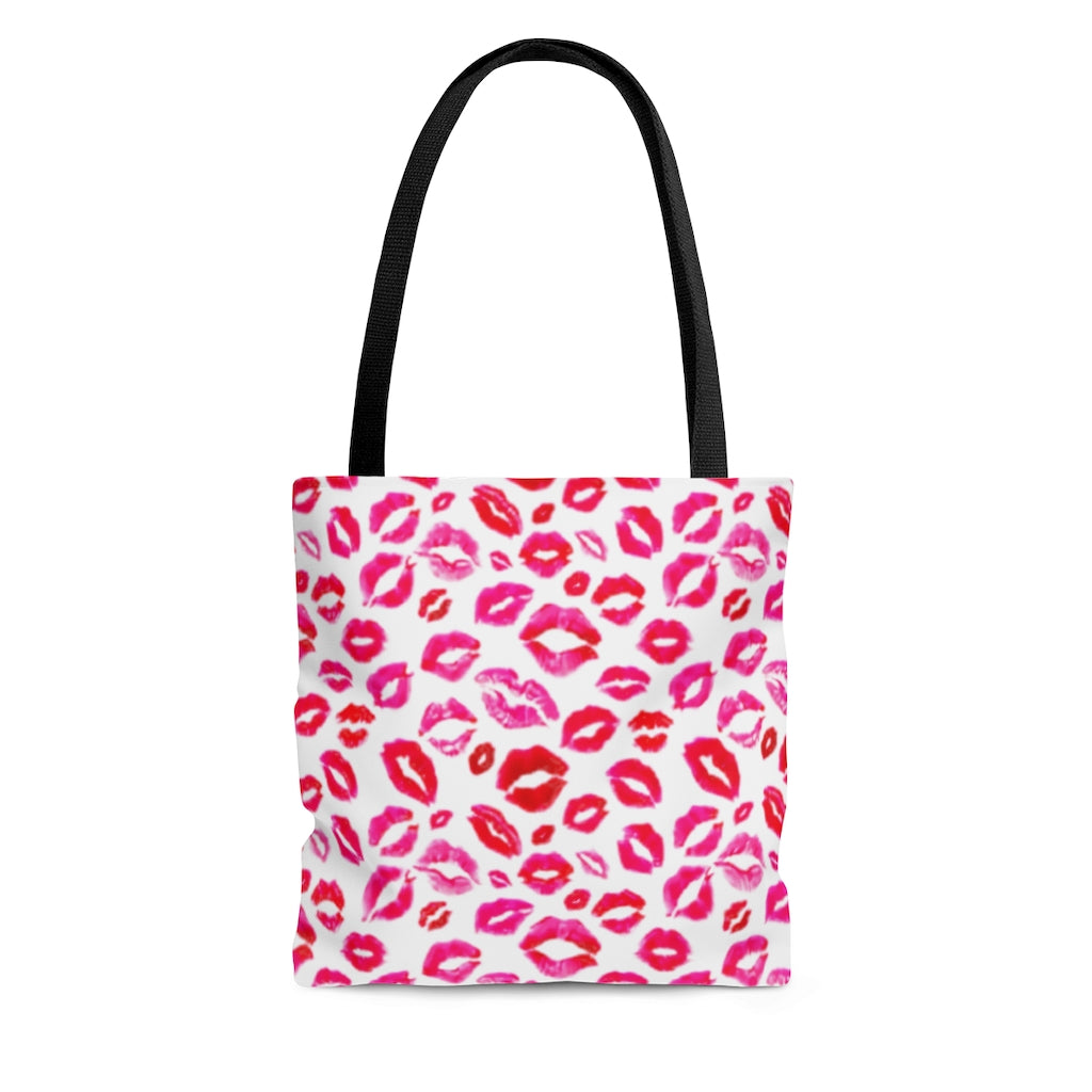 Lips AOP Tote Bag - Lili White Creations 