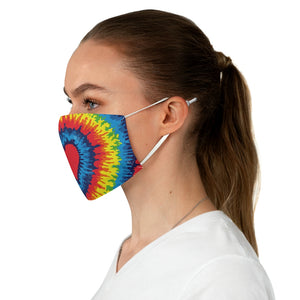 Heart Tye Dye Fabric Face Mask - Lili White Creations 